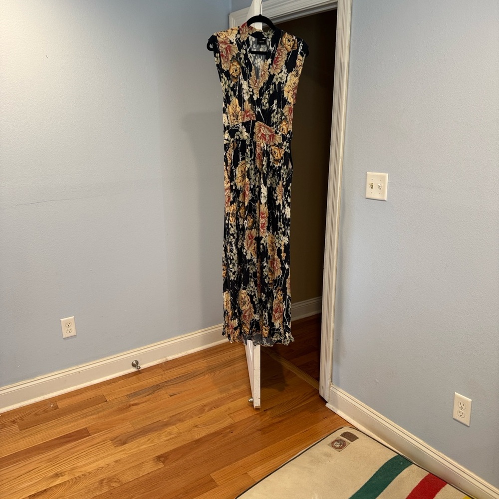 REVOLVE Black Floral Maxi Dress